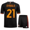 Maglia ufficiale AS Roma Dybala 21 Alternativa 2023-24 per Bambino